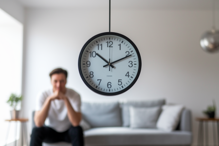 personne-assise-horloge-nette-salon