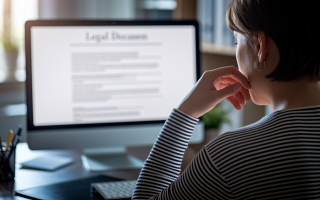 personne-dos-bureau-ordinateur-document-flou