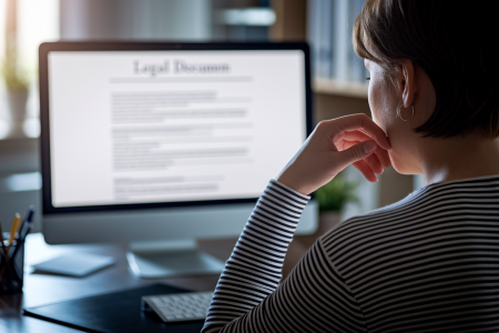 personne-dos-bureau-ordinateur-document-flou