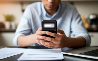 personne-inquiete-smartphone-documents-cuisine